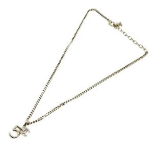 CHANEL A21S ネックレス NO.5 ココマーク ラインストーン チェーン ゴールド