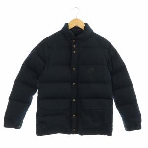 ダウンジャケット ラグランスリーブ XS ネイビー