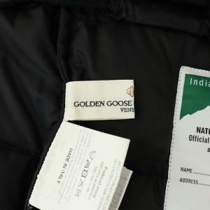 GOLDEN GOOSE ダウンジャケット ラグランスリーブ XS ネイビー