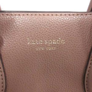 kate spade new york エヴァ スモール トップジップ サッチェル ハンドバッグ ショルダーバッグ 2WAY レザー 茶 ブラウン