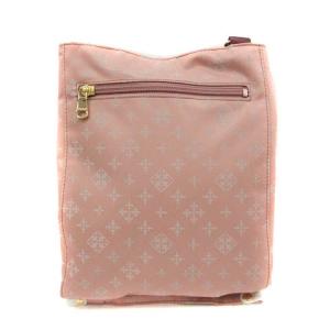russet WEB限定 たためる ミニショルダーバッグ ナイロン モノグラム ピンク
