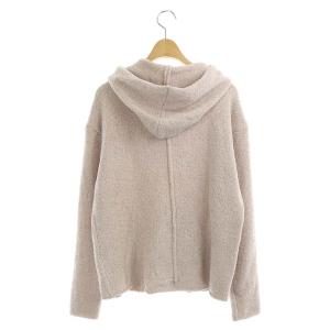 BAREFOOT DREAMS プルオーバーフーディー パーカー ニット S ピンク