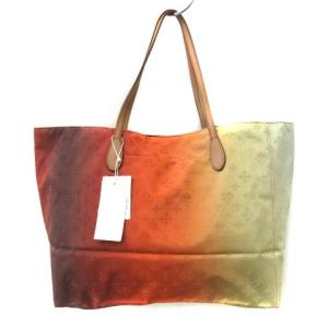 russet PALETTE GRADATION DESIGN トートバッグ ハンドバッグ グラデーション モノグラム 総柄 ナイロン マルチカラー