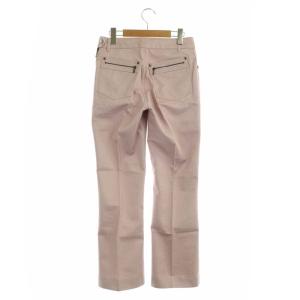YVES SAINT LAURENT rive gauche サイドジップパンツ ブーツカット ピンク