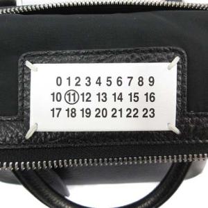 Maison Margiela ブラック スモール 5AC トップハンドルバッグ カーフスキン レザー ブラック