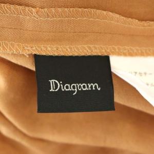 Diagram GRACE CONTINENTAL 19SS イレギュラーネックカットソー 36 ライトブラウン