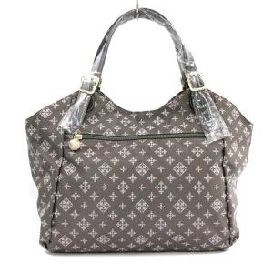 russet トートバッグ ハンドバッグ モノグラム 総柄 ナイロン バックル グレー