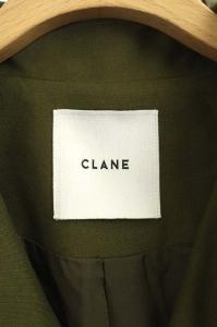 CLANE BOA SLEEVE MODS COAT ステンカラーコート ロング 1 カーキ 緑 グリーン /MF ■OS