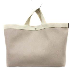 リュクス スクエア トートバッグ ハンドバッグ マスティック イヴォワール グレージュ 白 ホワイト 705GP