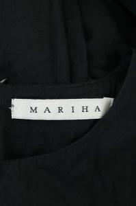 MARIHA ノースリーブワンピース ロング 黒 ブラック