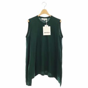 20SS CUT AND SEWN ノースリーブアシンメトリーチュニック 38