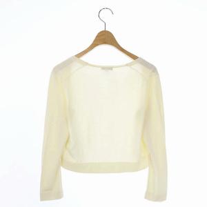 TOCCA 洗える AIRLY BORELO ボレロ カーディガン ニット 九分袖 M アイボリー