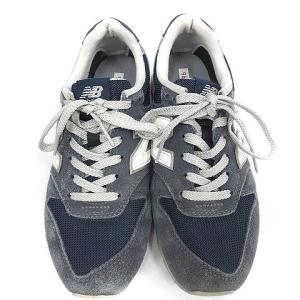 New Balance WL996CLH スニーカー スエード 23cm ネイビー