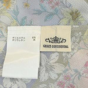 GRACE CONTINENTAL 21SS ブラウス プルオーバー パッチワークプリント トップス 七分袖 36 マルチカラー