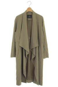 ドレープガウンコート カーキ