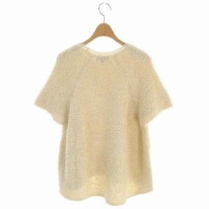 Drawer フリンジショートスリーブサマーニットカットソー 2 ライトベージュ