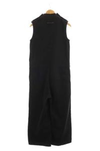 Martin Margiela 6 MM6 オールインワン ノースリーブ ワイドパンツ 42 黒 ブラック