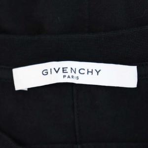 GIVENCHY ロゴパッチTシャツ 半袖 ダメージ加工 M 黒