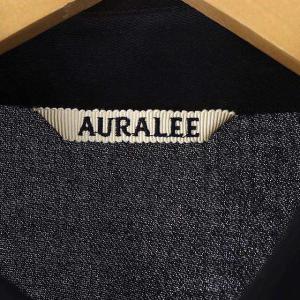 AURALEE 21SS HARD TWIST WOOL DOBBY HALF SLEEVED シャツ 4 ブラック