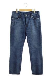 THE SERENA スリム ストレートデニム パンツ ジーンズ 27 紺 ネイビー