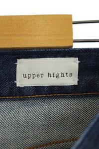 upper hights THE SERENA スリム ストレートデニム パンツ ジーンズ 27 紺 ネイビー