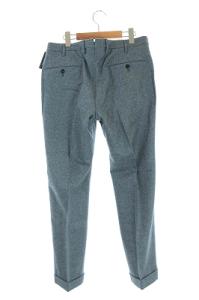 INCOTEX テーパードパンツ ウール スラックス 48 青 ブルー