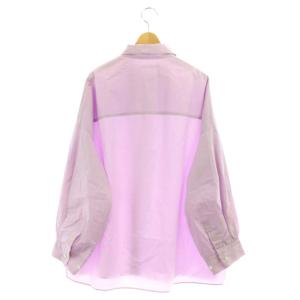 Plage RIAM PLAGE 21SS ニュアンスパフスリーブシャツ パープル