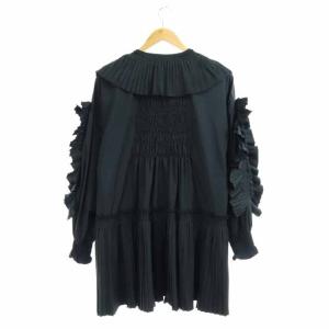 ENFOLD 21SS PLEATS BLOUSON ブルゾン 長袖 ジップアップ フリル ミドル丈 38