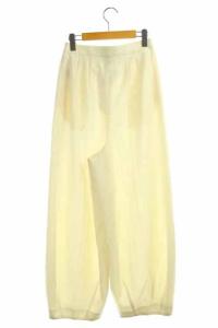 ENFOLD HighTwist Weave パンツ テーパード 38 ホワイト