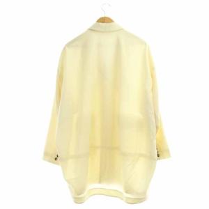 ENFOLD 21SS HighTwist Weave BOX JACKET ジャケット 背抜き 38 ホワイト