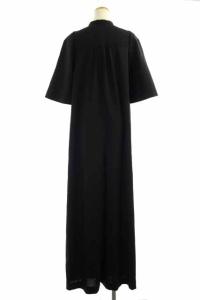 ENFOLD 21SS オールインワン 半袖 ワイド 38 黒 ブラック