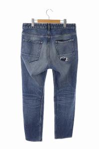 GOLDEN GOOSE DELUXE BRAND Happy デニムパンツ ジーンズ テーパード ダメージ加工 ボタンフライ 31 青 ブルー G28MP509