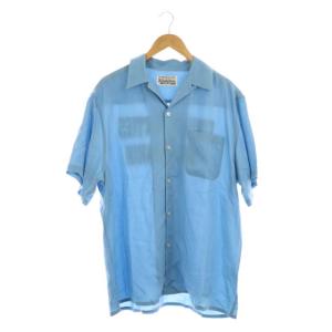 THEGUILTYPARTIES 50s SHIRT S/S オープンカラーシャツ L ライトブルー