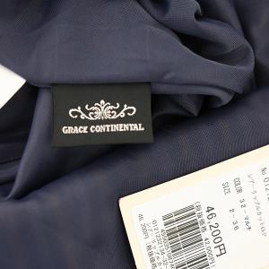 GRACE CONTINENTAL 21SS シアーリップルカットワンピース ロング 半袖 36 マルチカラー