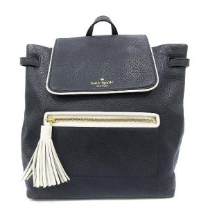 CHESTER STREET KACY リュックサック デイパック レザー 牛革 タッセル 紺 ネイビー