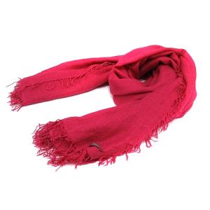 ストール カシミヤ シルク混 ピンク