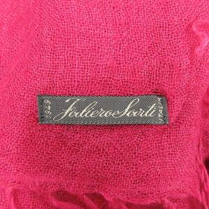 Faliero Sarti ストール カシミヤ シルク混 ピンク