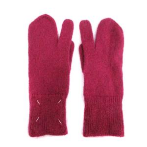 Martin Margiela 14 足袋手袋 白タグ 初期 ニット イタリア製 S ピンク