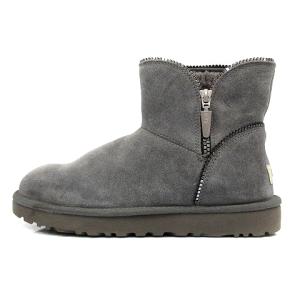 UGG australia フローレンス ムートンブーツ ショート 24cm グレー 1110697
