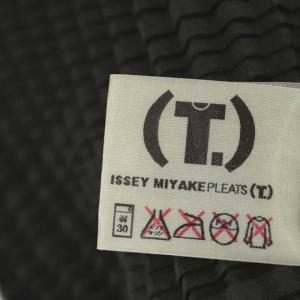 ISSEY MIYAKE 半袖プリーツブラウス M ブラック