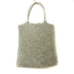 ワイヤーバッグ シルバー色