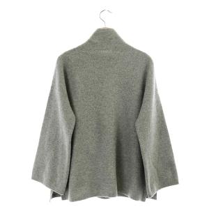 Loro Piana ベビーカシミヤ モックネック ニット カットソー 長袖 プルオーバー グレー