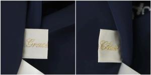 Grace Class 21SS 刺繍ポンチョブラウス 36 ネイビー