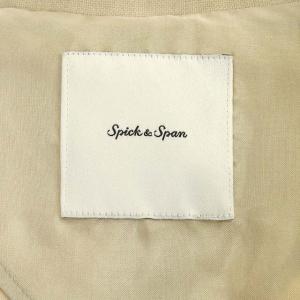 Spick&Span 19SS リネンライクカラーレスジャケット ベージュ
