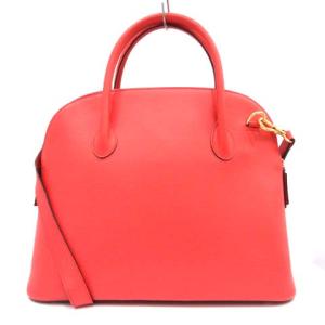 CELINE ヴィンテージ ボリード型 2WAYバッグ レッド