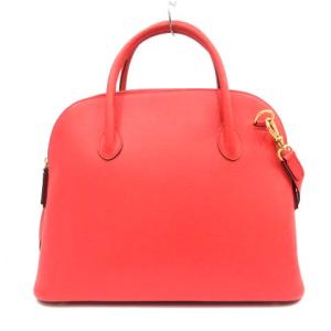 CELINE ヴィンテージ ボリード型 2WAYバッグ レッド