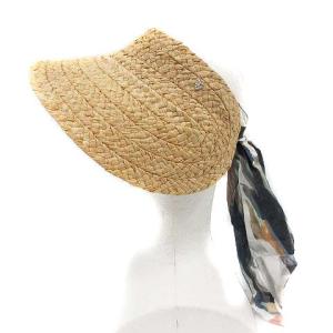 HELEN KAMINSKI MAIRY ラフィアサンバイザー  ONE ベージュ