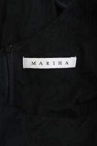 MARIHA コットンマキシワンピース 36 ブラック