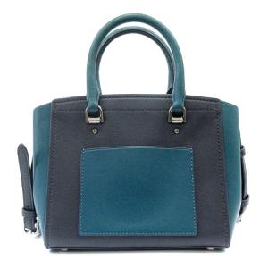 MICHAEL KORS べニング レザーハンドバッグ ネイビー