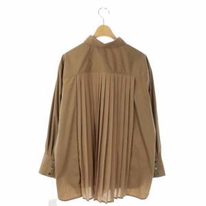 Diagram GRACE CONTINENTAL 21AW バックプリーツブラウス オーバーサイズ 36 キャメル